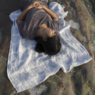  Lapuan Kankurit SADE towel white-gray 48x70 cm - 5