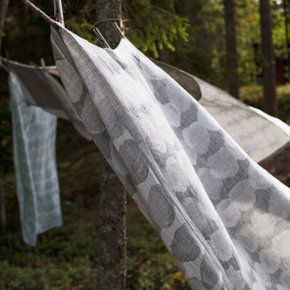  Lapuan Kankurit SADE towel white-gray 48x70 cm - 4