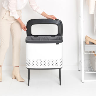  Brabantia Bo laundry basket 60l white - 9