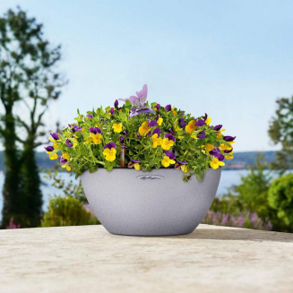  Lechuza Cubeto Stone planter 30 stone gray - 8