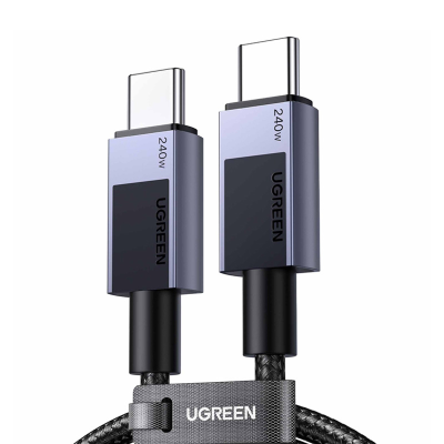 Kabel UGREEN L513 USB-C-USB-C 1m 240W (gwiezdna szarość)