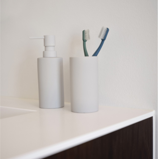 Kubek na szczoteczki do zębów Zone Denmark Solo Soft Grey - 3