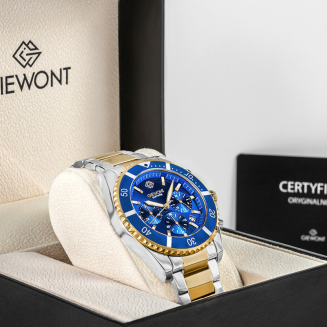 Zegarek Męski Giewont Chronograph Sapphire Multikolor GW3970-B5 - 7