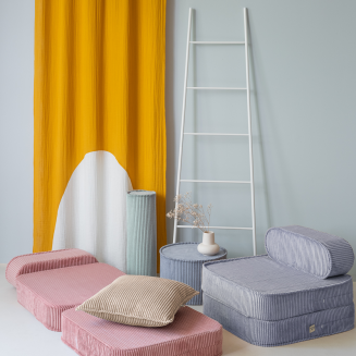  Wigiwama Flip Chair Blueberry Blue Children's Folding Chair - 3