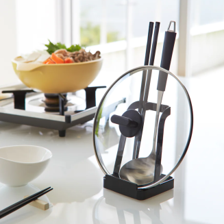  Yamazaki Tower spoon and lid stand, black - 2