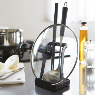  Yamazaki Tower spoon and lid stand, black - 3