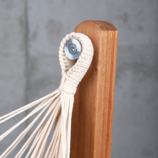  La Siesta Udine Organic Latte hammock chair with stand - 12