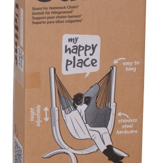 La Siesta Udine Organic Latte hammock chair with stand - 13