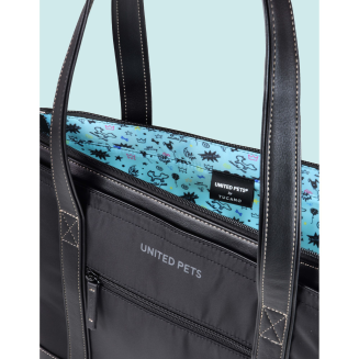 Torba dla psa United Pets Up Bag czarno-niebieska - 5