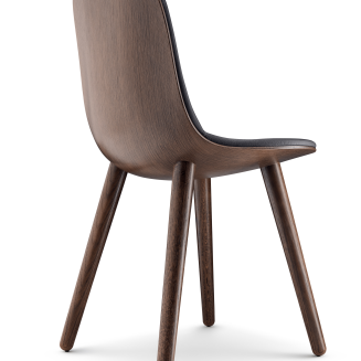  Eva Solo Yuuga Chair Smoked Oak & Black Leather - 2