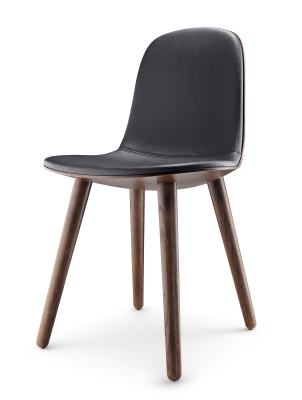  Eva Solo Yuuga Chair Smoked Oak & Black Leather