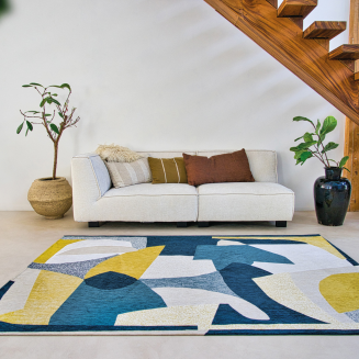 Louis de Poortere Gallery Collection Shapes Duck Song rug - 5