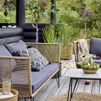  Bloomingville Gutte Black pillow 40x60 cm - 2