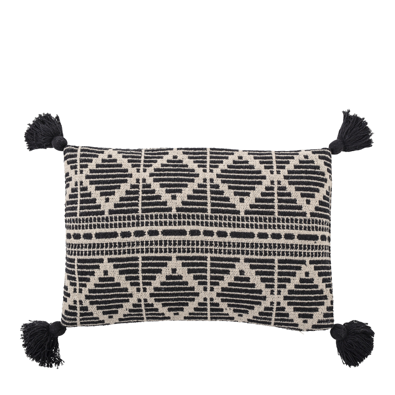  Bloomingville Gutte Black pillow 40x60 cm