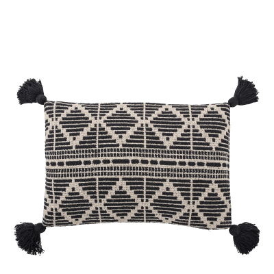  Bloomingville Gutte Black pillow 40x60 cm