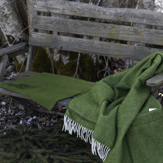 Szal z kieszeniami Lapuan Kankurit ARVO white-olive 60x180 cm - 3
