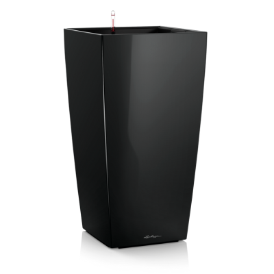 Lechuza Cubico Premium 22 flowerpot | 30 | 40 | 50 gloss black