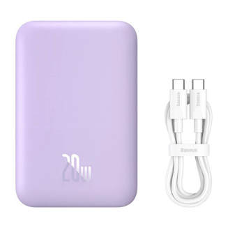 Powerbank mini Baseus 6000 mAh 20W (fioletowy) - 9