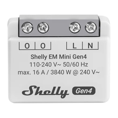 Miernik energii SHELLY EM Mini Gen4 Wi-Fi Matter