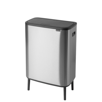 Brabantia Bo Touch Bin 2x30l, matt steel - 2