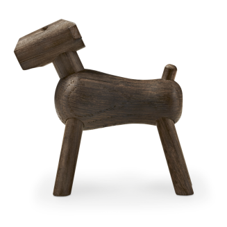  Wooden figurine Kay Bojesen Dog Tim smoked oak - 4
