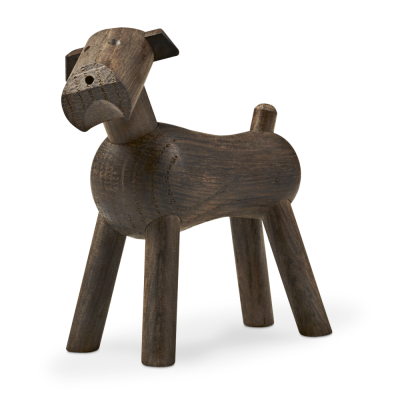  Wooden figurine Kay Bojesen Dog Tim smoked oak