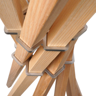  Keilbach Marilyn oak standing clothes rack - 10