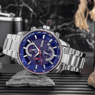 Zegarek Męski Skmei 9250SIBU + BOX - 5