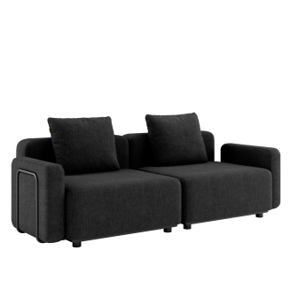 Sofa ogrodowa SACKit Cobana Lounge Sofa 3 Seater Black - 8