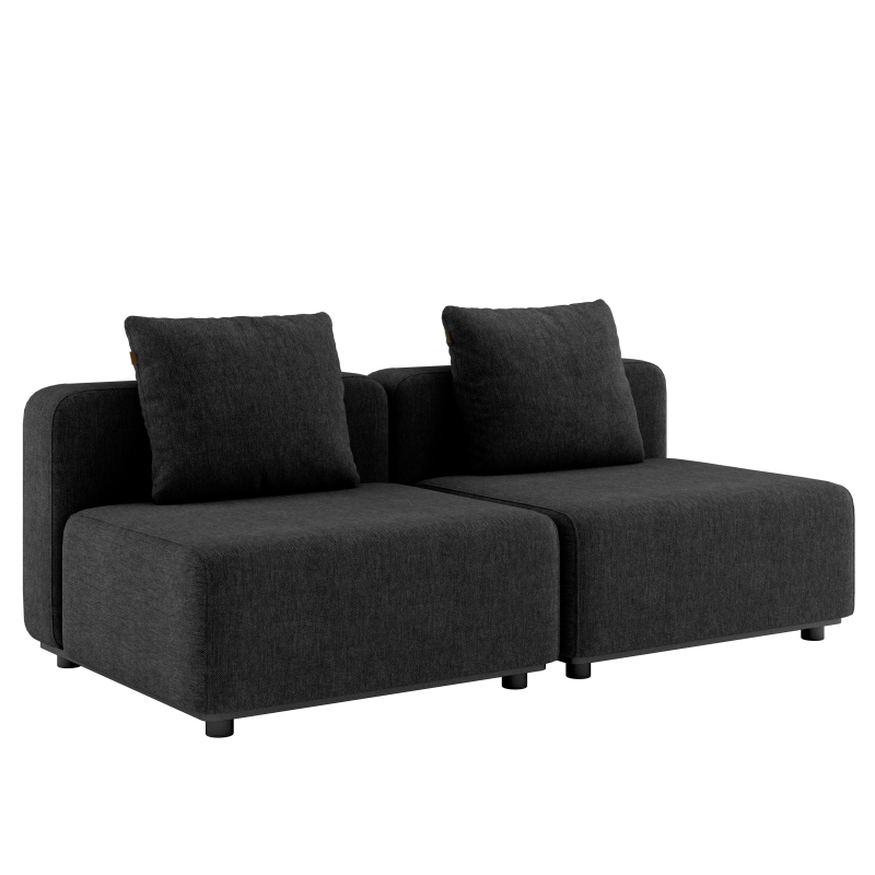 Sofa ogrodowa SACKit Cobana Lounge Sofa 3 Seater Black