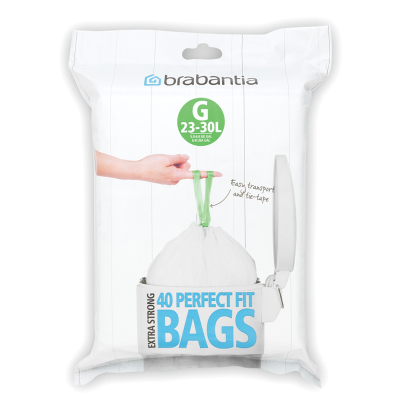  Brabantia PerfectFit Bags garbage bags size G 23-30l 40 pcs