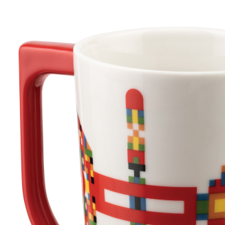 Alessi Holyhedrics red mug - 2