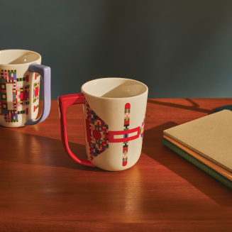 Alessi Holyhedrics red mug - 3
