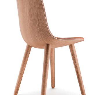Eva Solo Yuuga chair nature oak & cognac leather - 2