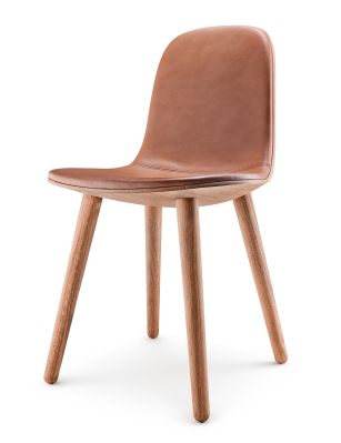 Eva Solo Yuuga chair nature oak & cognac leather
