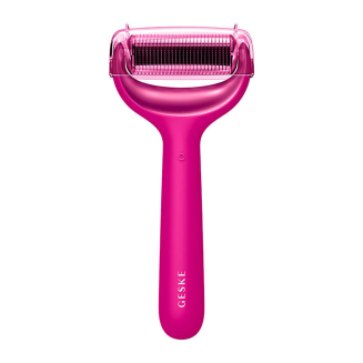 Roller do mezoterapii igłowej twarzy i ciała 8w1 Geske z Aplikacja (magenta) - 3