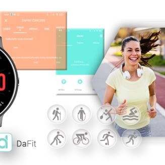 Smartwatch GIEWONT Czarny GW120-2 Pro - 4