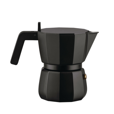 Alessi Moka Black coffee maker for 3 cups