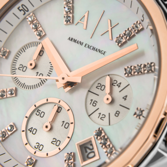 Zegarek Damski ARMANI EXCHANGE Banks Chronograph AX4331 + BOX - 4