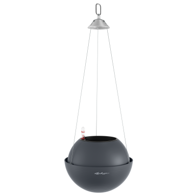  Lechuza Bola Color 23 gray suspended planter