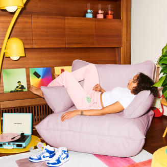  Fatboy Sumo Loveseat Bubble Pink sofa - 8