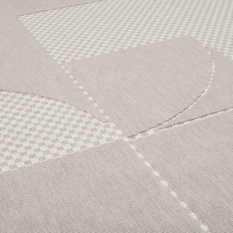  Fatboy Carpretty Catwalk Jigsaw Cream/White outdoor rug 80x200 cm - 4