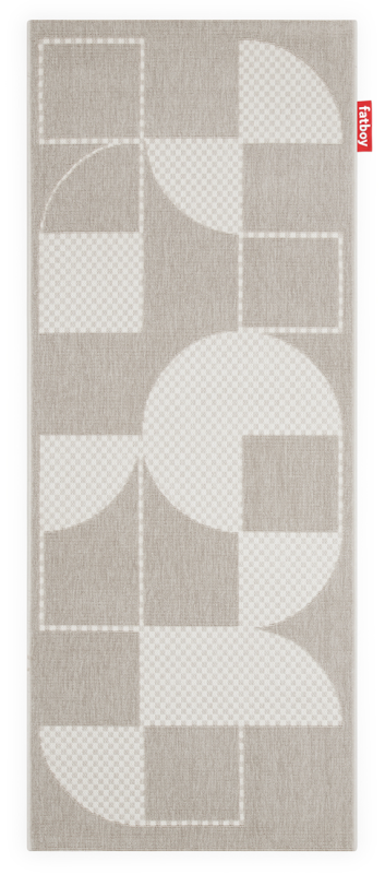  Fatboy Carpretty Catwalk Jigsaw Cream/White outdoor rug 80x200 cm