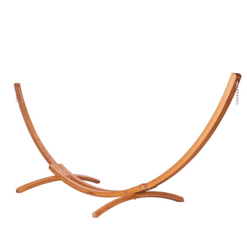  La Siesta Maera Eucaliptus king size hammock stand