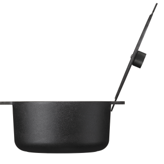 Baking pot with lid Skeppshult Noir 5l - 5