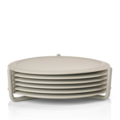 Zone Denmark Singles Taupe coasters