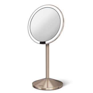  Simplehuman foldable sensor mirror with cover 10x rose gold - 2