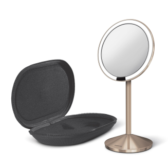  Simplehuman foldable sensor mirror with cover 10x rose gold - 3