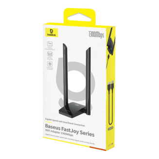 Adapter WiFi Baseus FastJoy 1300Mbps (czarny) - 7
