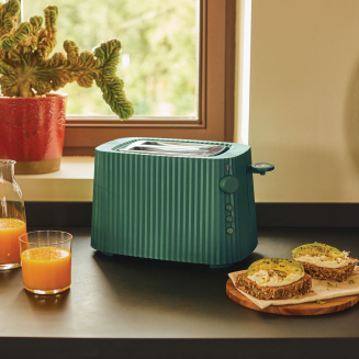 Set of 2 Alessi Plisse toaster frames, green - 2